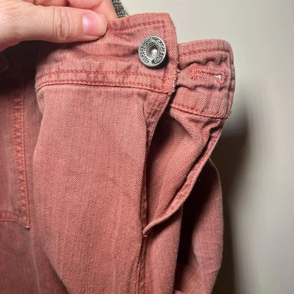 Free People Embellished Military Rose Shirt Jacket - Picture 7 of 16